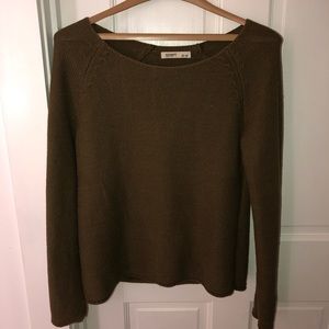 Olive green sweater